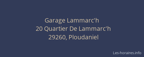 Garage Lammarc'h
