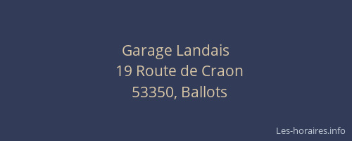 Garage Landais