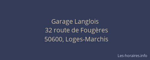 Garage Langlois