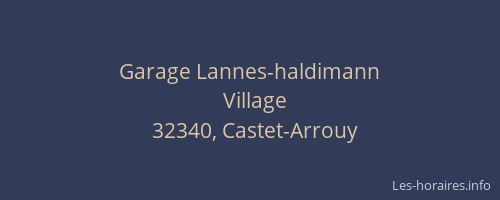 Garage Lannes-haldimann