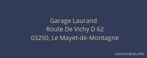 Garage Laurand