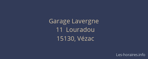 Garage Lavergne