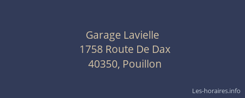 Garage Lavielle