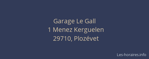 Garage Le Gall