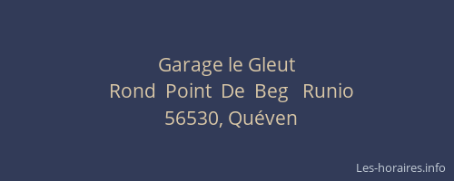 Garage le Gleut