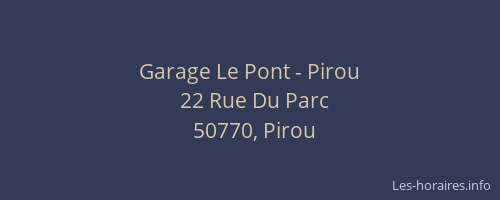 Garage Le Pont - Pirou