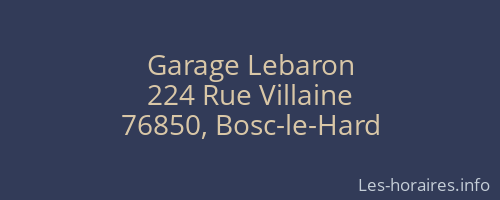 Garage Lebaron