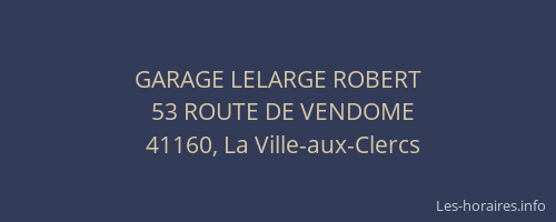GARAGE LELARGE ROBERT