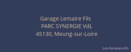Garage Lemaire Fils