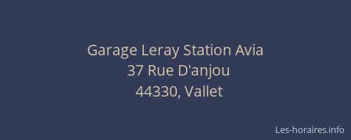 Garage Leray Station Avia