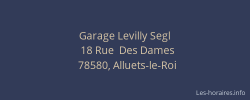 Garage Levilly Segl