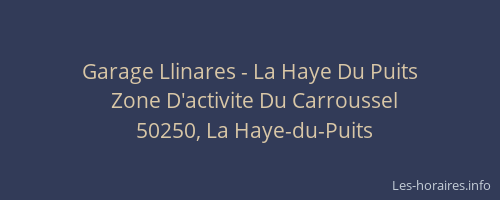 Garage Llinares - La Haye Du Puits