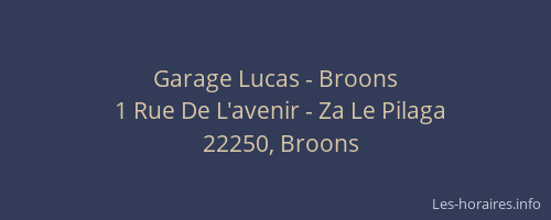 Garage Lucas - Broons