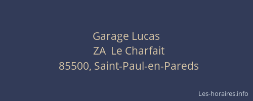 Garage Lucas