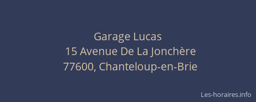 Garage Lucas
