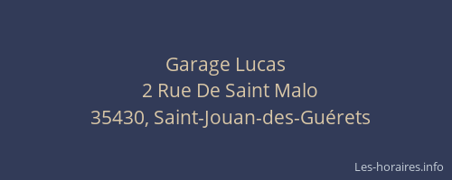Garage Lucas