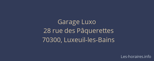 Garage Luxo