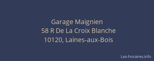 Garage Maignien