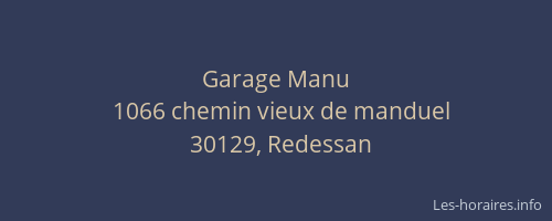 Garage Manu