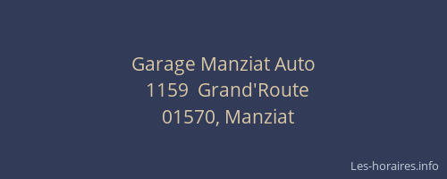 Garage Manziat Auto