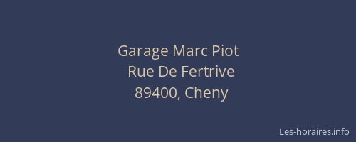 Garage Marc Piot