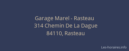 Garage Marel - Rasteau