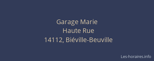 Garage Marie