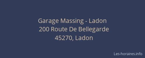 Garage Massing - Ladon