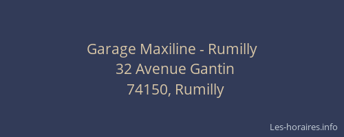 Garage Maxiline - Rumilly
