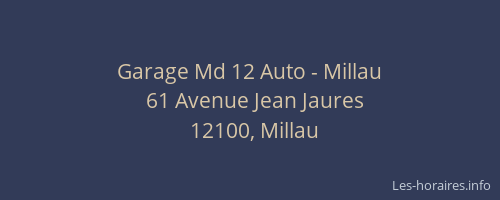 Garage Md 12 Auto - Millau