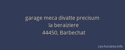 garage meca divatte precisum