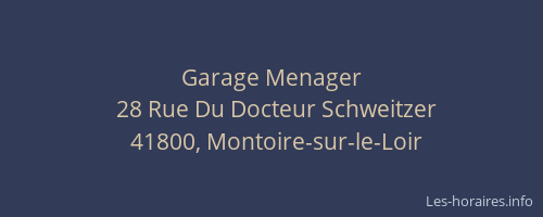 Garage Menager