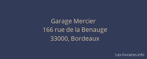 Garage Mercier