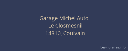Garage Michel Auto