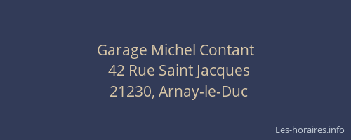 Garage Michel Contant