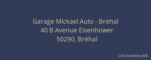 Garage Mickael Auto - Brehal