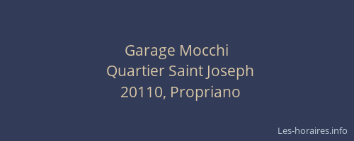 Garage Mocchi