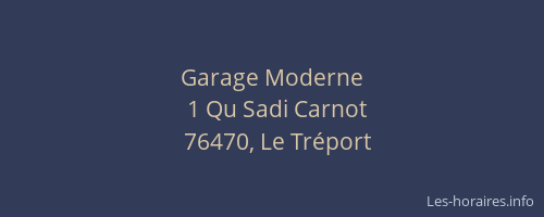 Garage Moderne
