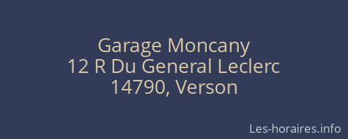 Garage Moncany