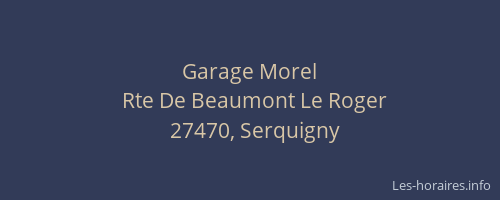 Garage Morel