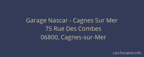 Garage Nascar - Cagnes Sur Mer