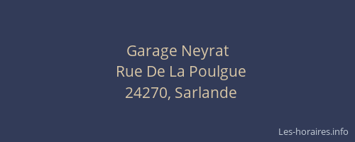 Garage Neyrat