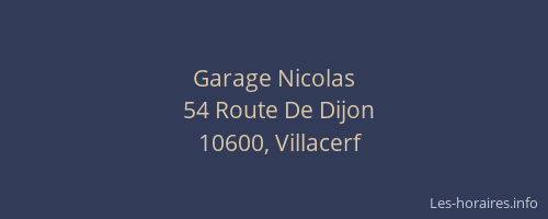 Garage Nicolas