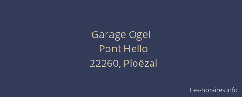 Garage Ogel