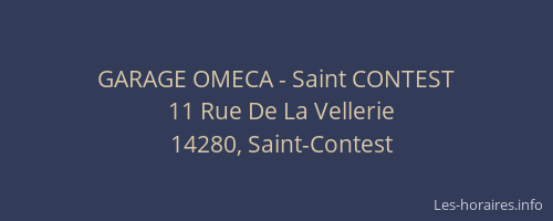 GARAGE OMECA - Saint CONTEST
