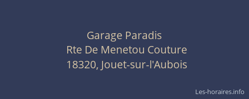 Garage Paradis