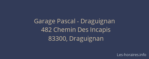 Garage Pascal - Draguignan