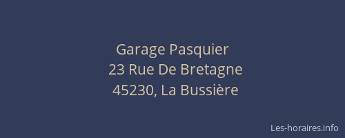 Garage Pasquier