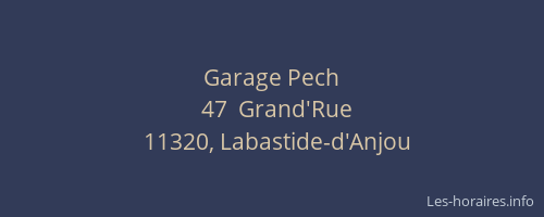 Garage Pech