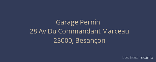 Garage Pernin